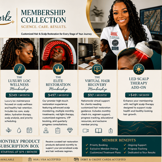 The Follicle Recovery Membership at SophistaCurlz Hair Restoration Clinic in Columbia, SC